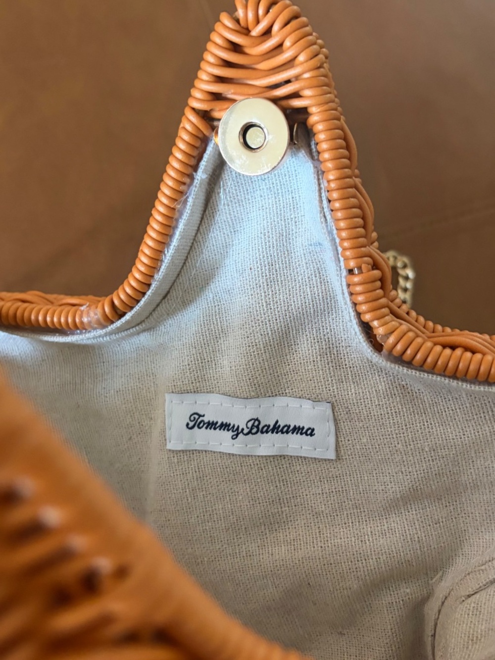 Tommy Bahama Woven Wicker Starfish Crossbody Bag *viral* NWT - Picture 3 of 8